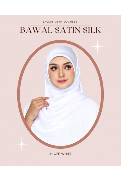 BAWAL SATIN SILK - OFF WHITE